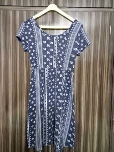 Patterned Casual Dress