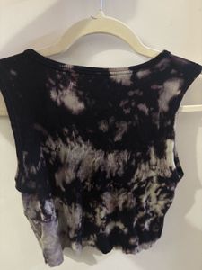 Tie-Dye Crop Tank Top