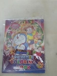 Reynolds Crayons And Small Doraemon Coloring Book