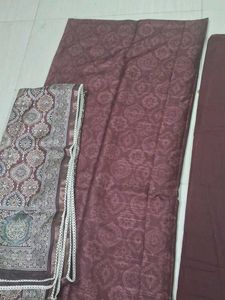 Neeru's Brown Embellished Salwar Suit