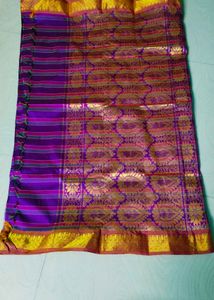 Multi Colour Kanjeevaram Silk Saree