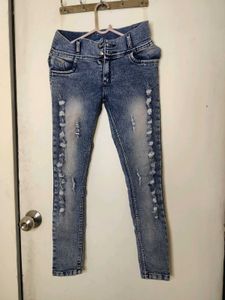 Ripped Denim Jeans