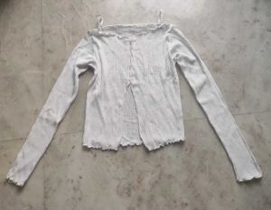 Korean Style Front Cut Stylish Top.