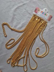 (11 Pcs) Hanuman Ji Golden Chain