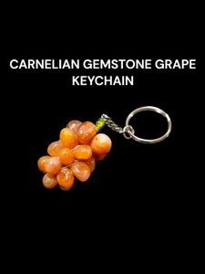 POWERFUL NATURAL GEMSTONES GRAPE 🍇 KEYCHAIN