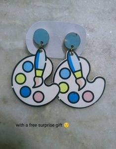 Paint Palette Earrings