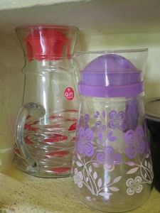 2 GLASS JUG