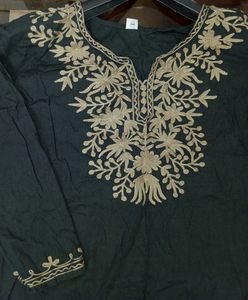 Embroidered Black Kurti🎉