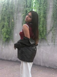 Maroon Sleeveless Top