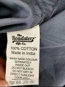 Sale 70% Off ( Men) Grey Roadster Shirt