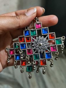 Colorful Statement Earrings