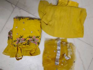 festive sharara suit