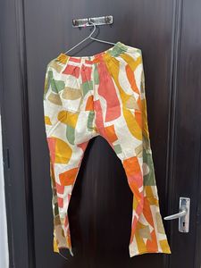 Abstract Geo Patten Print Coord Set - Shirt and Pa