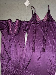 Purple Nightgown & Robe Set🪻