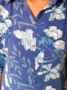 A Blue Kurta Set