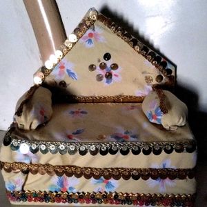 Laddu gopal Ji Bed Vintage Miniature Couch