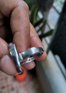 Silver 925 Couples Ring