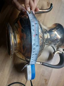 Antique Silver Plated Hand Engraved Tea Coffee Pot