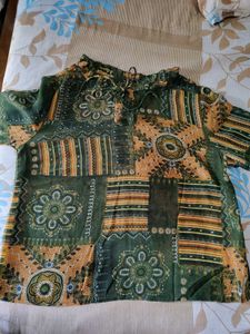 Patchwork Printed top