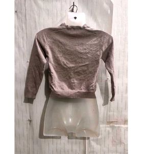 Cardigan Crop Sweater for Girl&#39;s