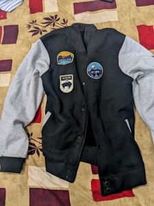 Patched Varsity Jacket