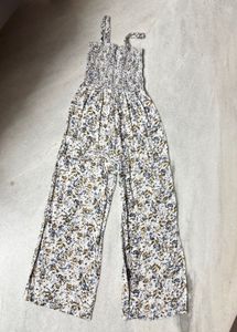 Floral Smocked Jumpsuit