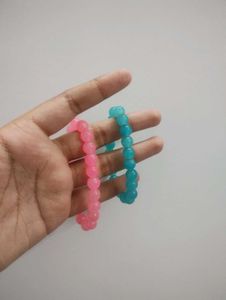 Trendy Bracelets Pink and Blue Combo (SALE!)