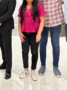Beautiful Side Note Pink Top