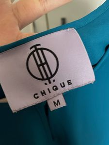 Elegant Teal Layered Top