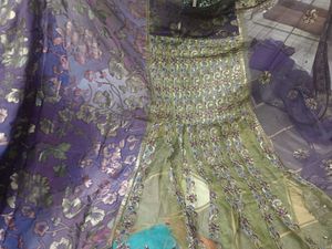 Bridal Saree With Blouse....(Ready To Wear)