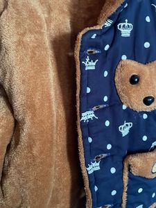 Baby Warm Jacket With Fur Inside