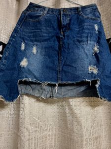 Denim skirt