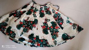 Lehnga  Party And Navratri 🌱 Pretty Green Floral