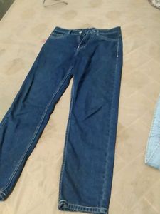 Dark Blue Denim Jeans