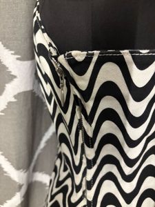 Chic Black &amp; White Mini Dress