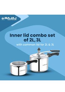Bajaj New Shakti 2L, 3L Cooker Combo