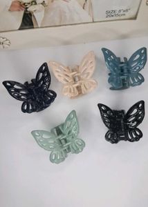 Butterfly Hair Claw Clips - 5 Pack