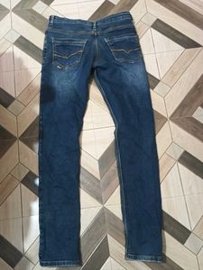 Dark Blue Denim Jeans