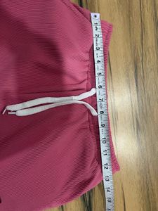 Womens almost new pink track pants for winters