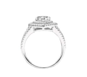 Real 925 Silver Heart Ring