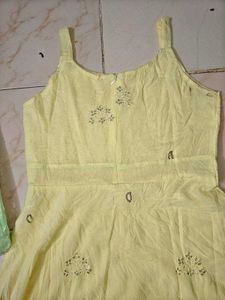 Yellow Embellished Sundress