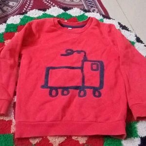Red Boys&#39; Sweatshirt