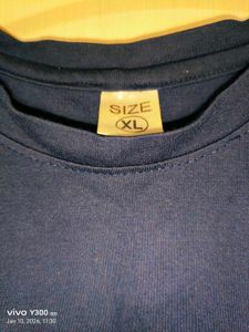Navy Cartoon Graphic Tee tshirt pack of 1 xl size