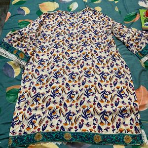 kurta and garara suit with umbrella sleeve