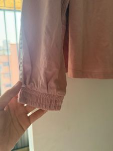 Pink Casual Sweatshirt