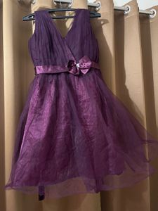 Purple Party Dress