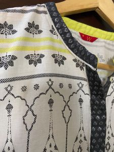 Elegant Grey Printed shimmer Kurta from (W)16