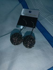Set Of Statement Earrings And Bracelet