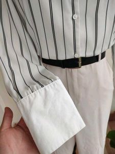 Striped Button-Up Top