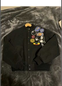 Patched Black Jacket
